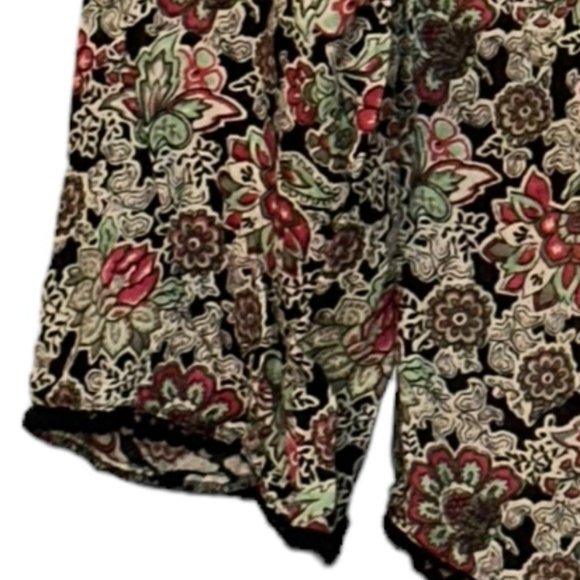 Denim‎ & Supply Ralph Lauren Boho Floral Peasant Gauze Top Size Cotton Medium - Picture 3 of 11